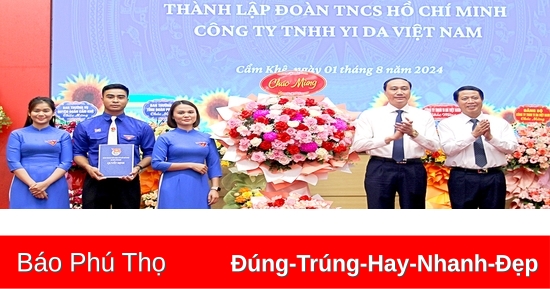 Bekanntgabe der Entscheidung zur Gründung der Ho Chi Minh Communist Youth Union YI DA Vietnam Co., Ltd.