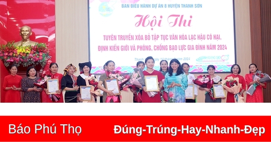 Hội thi tuyên truyền xóa bỏ tập tục văn hóa lạc hậu có hại, định kiến giới và phòng chống bạo lực gia đình