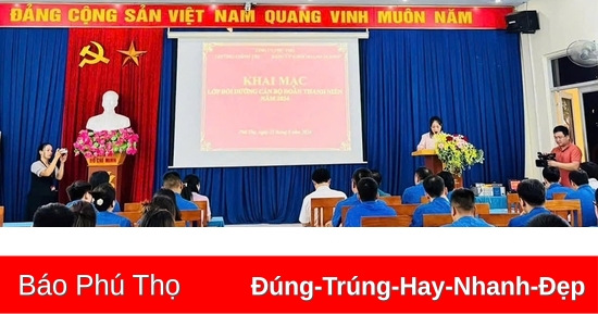 Khai giảng lớp bồi dưỡng cán bộ đoàn thanh niên năm 2024