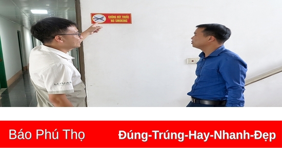 Không sử dụng thuốc lá tại nơi làm việc