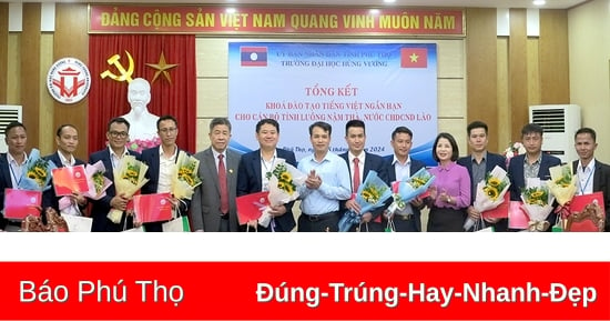 Zusammenfassung des Kurzzeitkurses zur vietnamesischen Sprache für Beamte der Provinz Luong Nam Tha