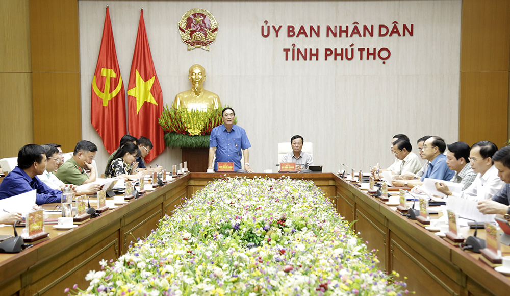 Phú Thọ: Chỉ đạo ứng phó, khắc phục hậu quả cơn bão số 3