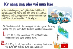 Kỹ năng ứng phó với mưa bão