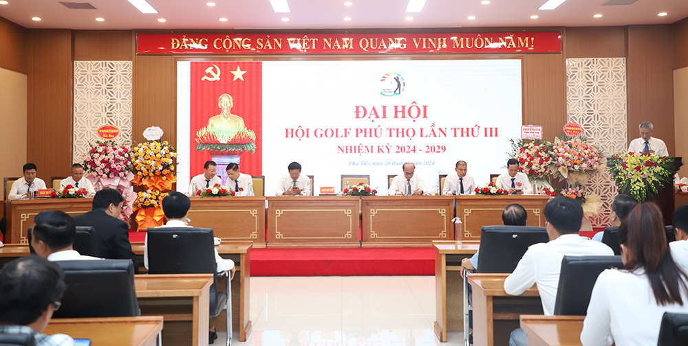 Đại hội Hội Golf Phú Thọ lần thứ III nhiệm kỳ 2024 - 2029