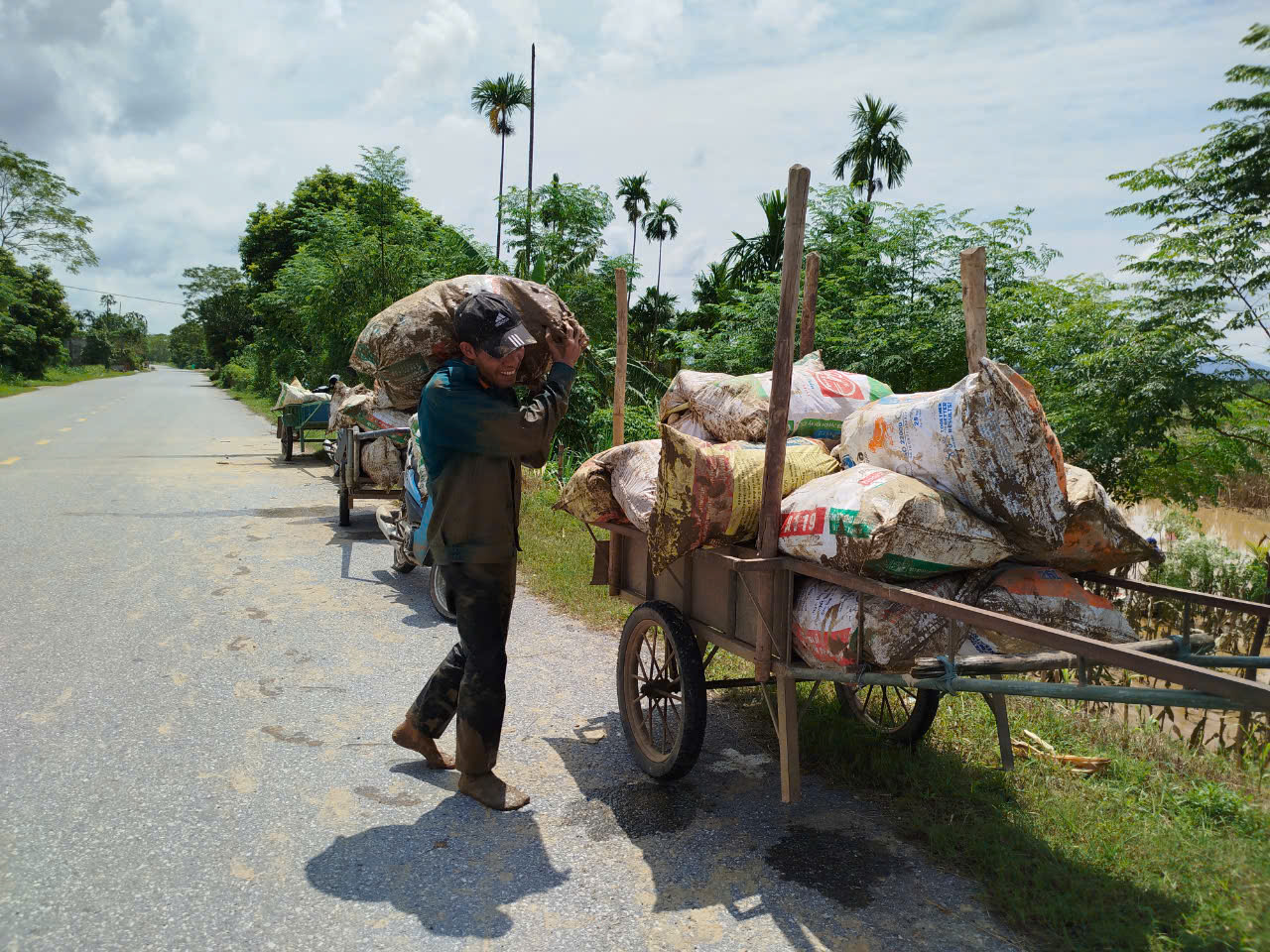 Khẩn trương thu hoạch vụ Mùa sau bão số 3