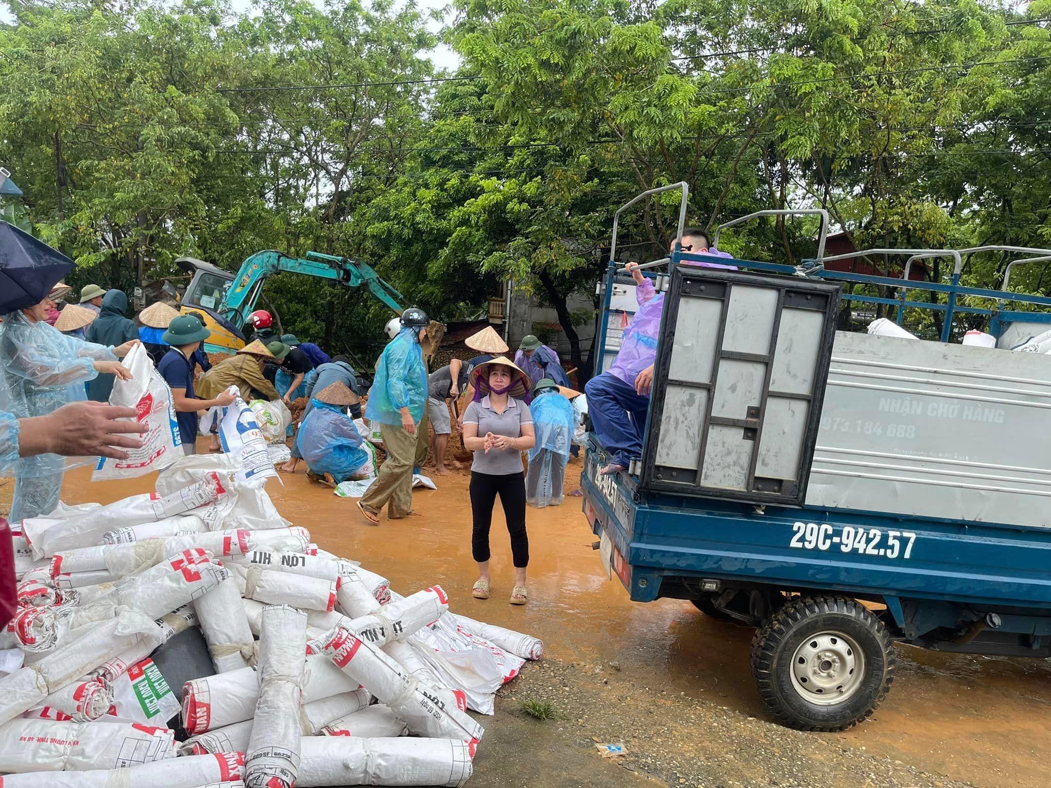 Phù Ninh tập trung chống tràn, xử lý mạch sủi đê