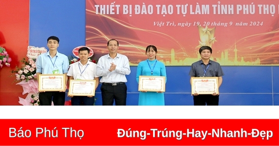 Bế mạc Hội thi thiết bị đào tạo tự làm năm 2024