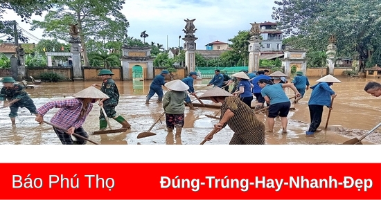 Cẩm Khê khắc phục hậu quả sau lũ