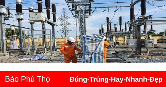 Công ty Điện lực Phú Thọ chủ động ứng phó cơn bão số 3