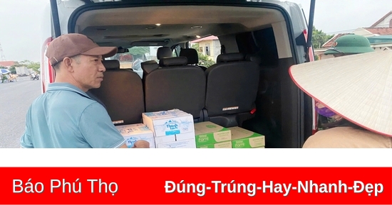 Hỗ trợ thực phẩm, nước uống cho lực lượng cứu hộ