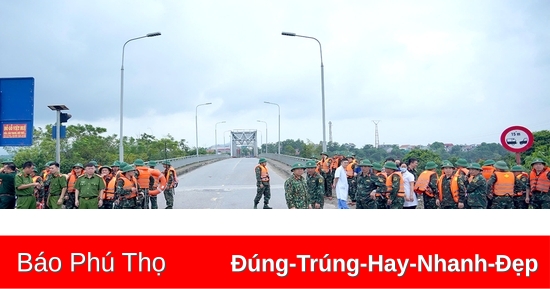 Phú Thọ tập trung khắc phục sự cố cầu Phong Châu và ứng phó với mưa lũ, sạt lở đất