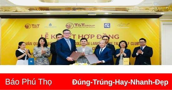 T&T Golf ký kết hợp tác xây dựng sân golf Văn Lang đạt tiêu chuẩn quốc tế