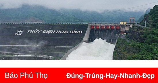 Thuỷ điện Hòa Bình, Tuyên Quang đóng tiếp 1 cửa xả đáy lúc 12h trưa nay 10/9