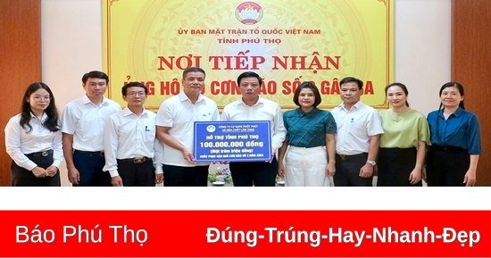 Ủng hộ đồng bào khắc phục hậu quả do cơn bão số 3