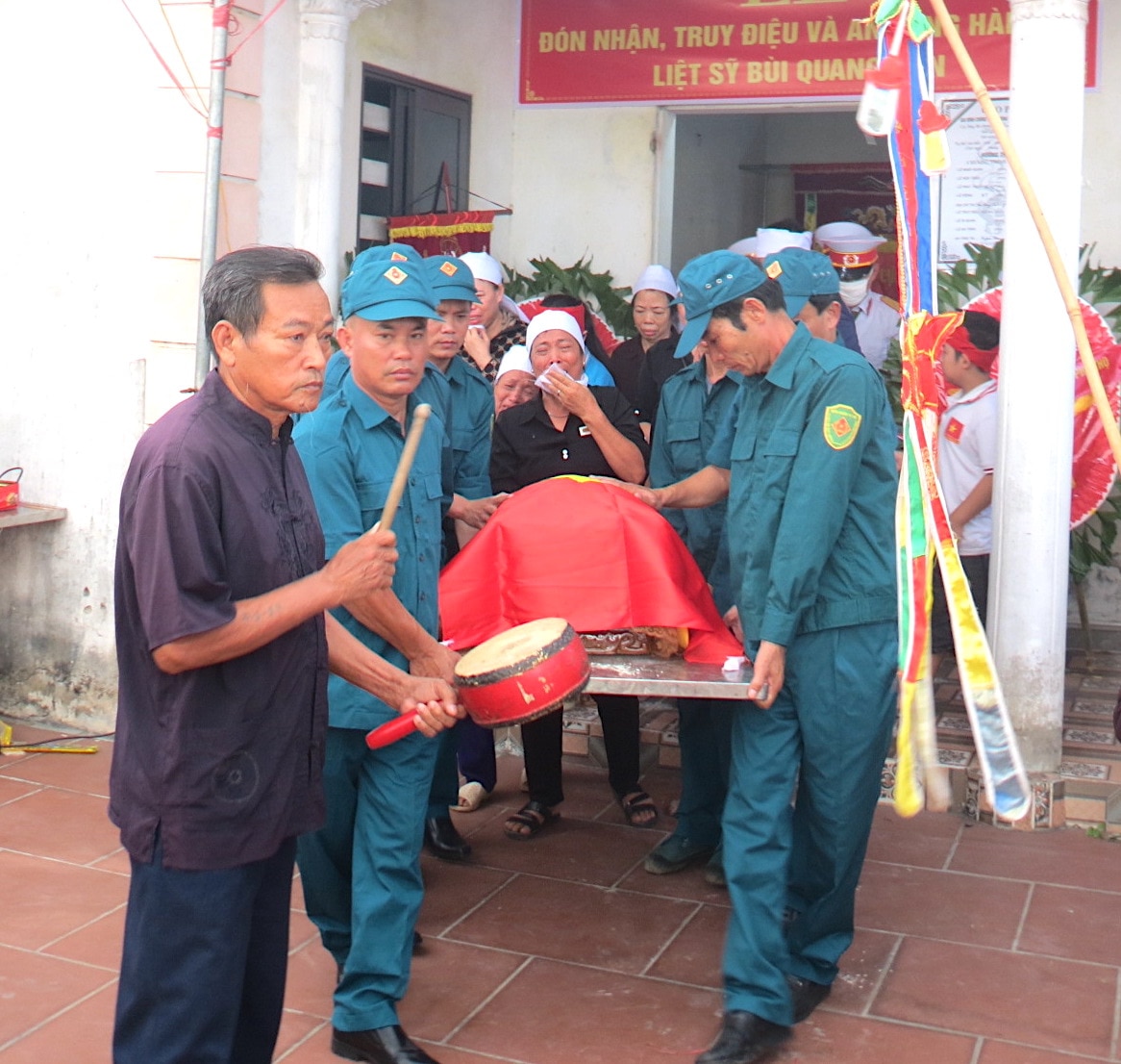 Lễ đón nhận, truy điệu và an táng hài cốt liệt sĩ Bùi Quang Căn