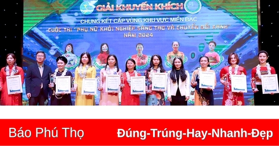 Dự án của Phú Thọ đạt giải cuộc thi “Phụ nữ khởi nghiệp sáng tạo và chuyển đổi xanh” khu vực miền Bắc