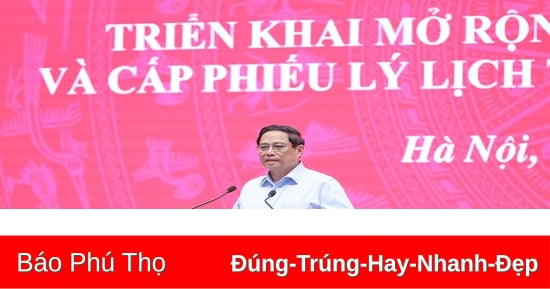 Thủ tướng chủ trì hội nghị trực tuyến cấp phiếu lý lịch tư pháp qua VneID