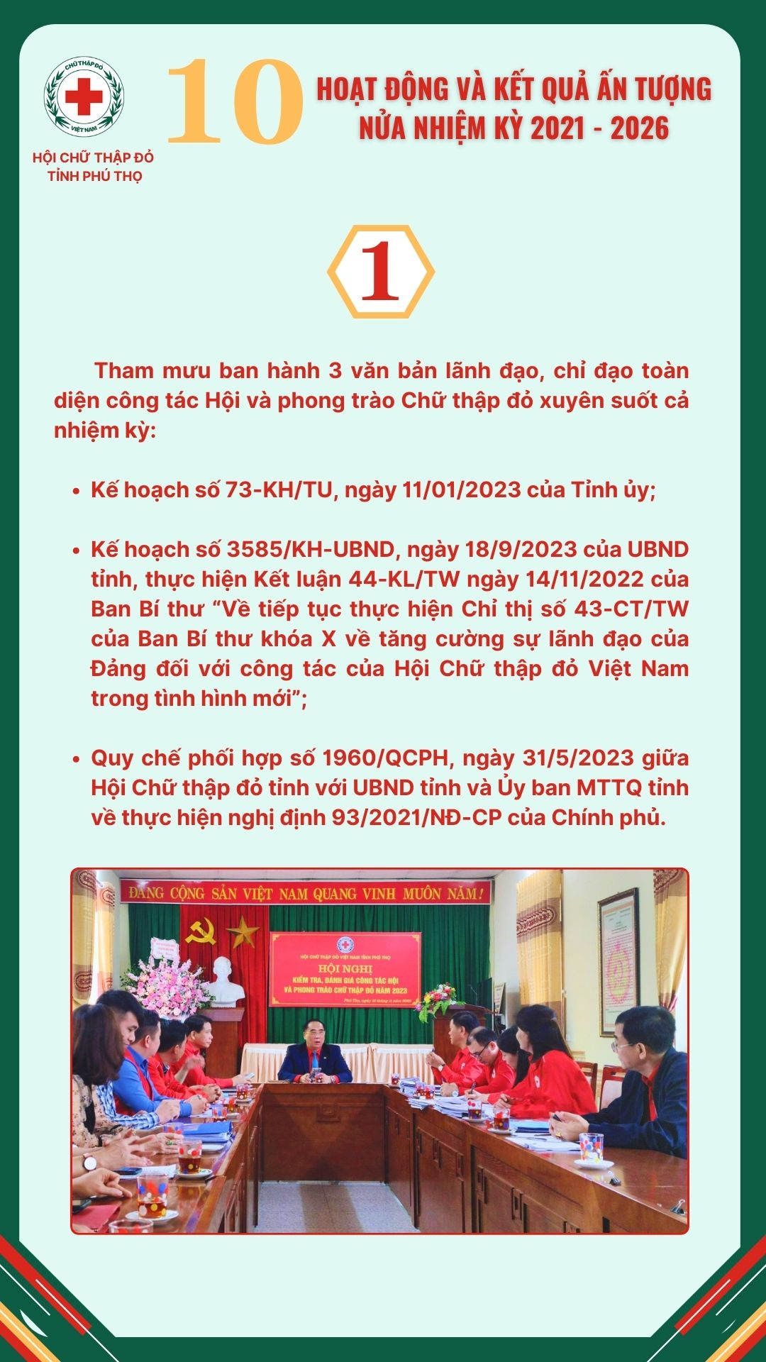 Nhìn lại nửa nhiệm kỳ thực hiện Nghị quyết Đại hội Đại biểu Hội Chữ thập đỏ tỉnh Phú Thọ