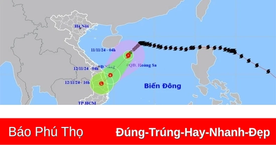 Từ chiều nay, vùng biển Thừa Thiên Huế-Bình Định có gió giật mạnh, sóng lớn