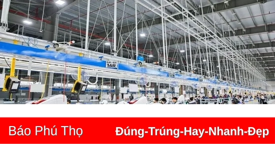 Phú Thọ dẫn đầu cả nước về tăng trưởng công nghiệp chế biến, chế tạo