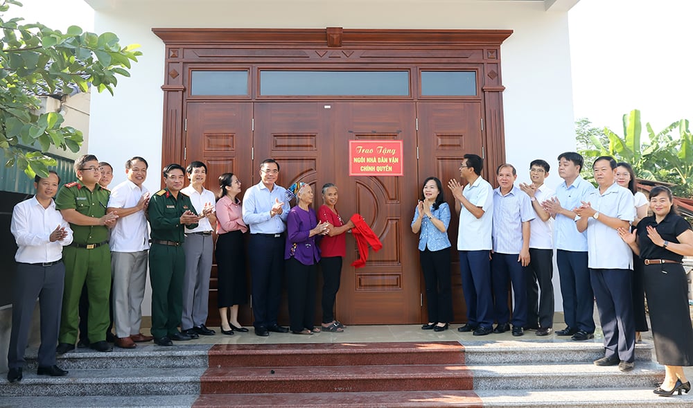 Xuân về trong những “ Ngôi nhà dân vận”