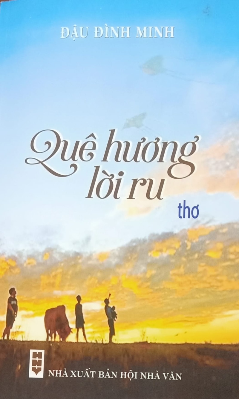 Bìa tập thơ Quê hương lời ru.