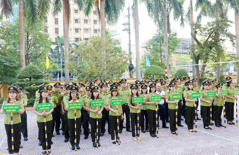 Các đội tham gia tại hội thao