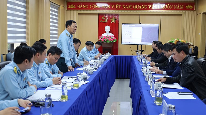 Quang cảnh hội nghị bàn giao.