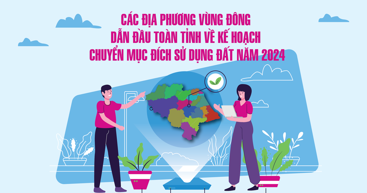 Các địa phương vùng Đông dẫn đầu toàn tỉnh về kế hoạch chuyển mục đích sử dụng đất năm 2024