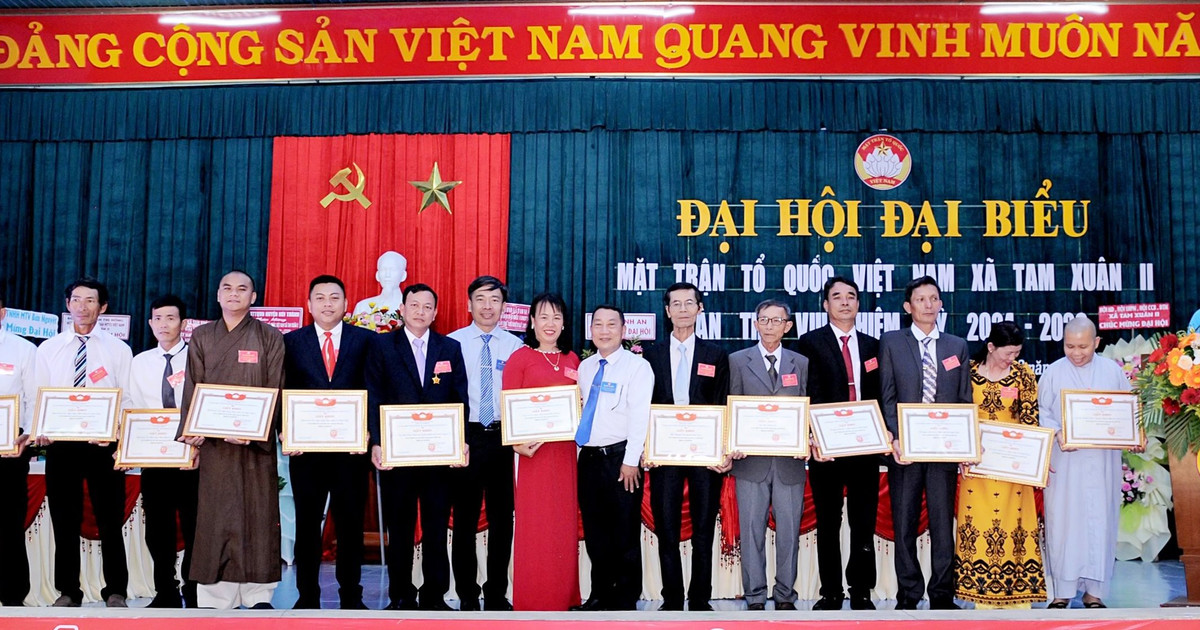 Mặt trận xã Tam Xuân 2 vận động “Người Việt Nam ưu tiên dùng hàng Việt Nam”