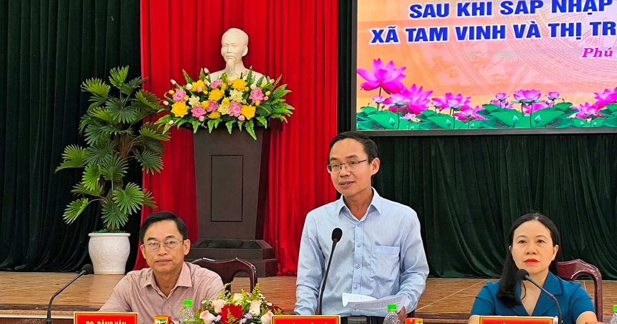 Phu Ninh organisiert Workshop zum neuen Namen nach der Fusion der Stadt Phu Thinh und der Gemeinde Tam Vinh