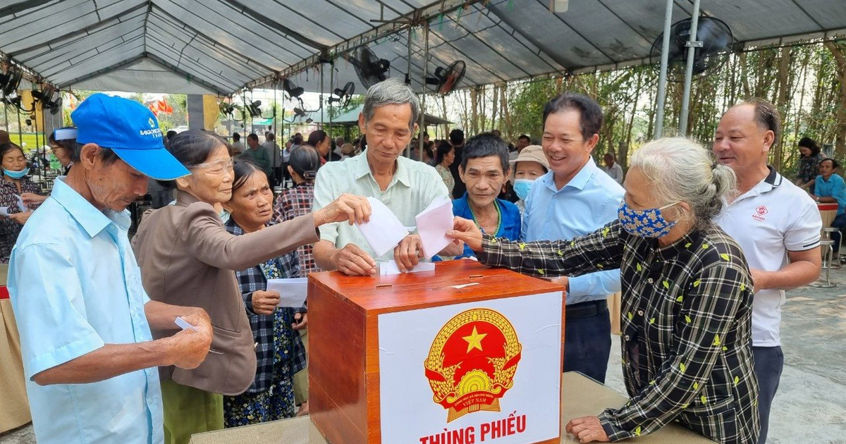 Cử tri Thăng Bình đồng thuận cao phương án sáp nhập xã