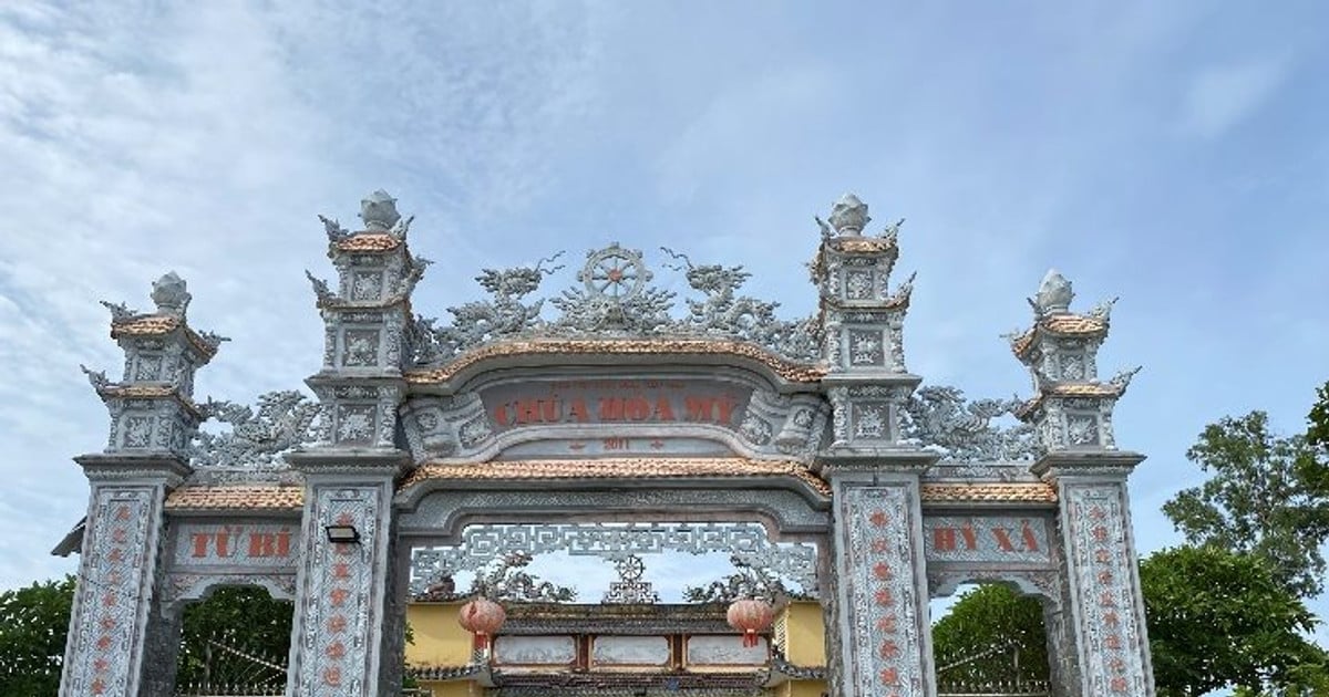 Entdecken Sie alte Champa-Steinstatuen in der Hoa My Pagode