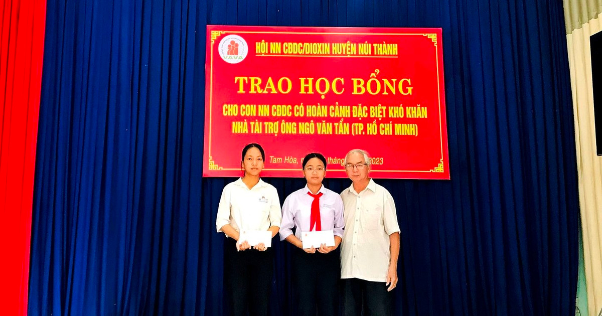 Ông Quyện làm việc thiện