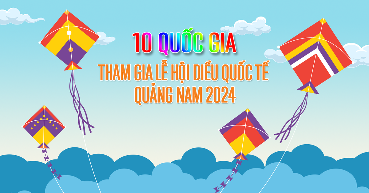 10 quốc gia tham gia Lễ hội diều quốc tế Quảng Nam 2024