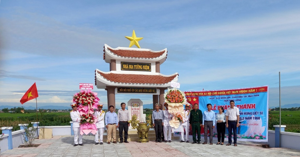 ពិធីសម្ពោធស្តូបអនុស្សាវរីយ៍ យុទ្ធជនកងកំលាំងពិសេសចំនួន៤០នាក់ ស្រុក Thang Binh