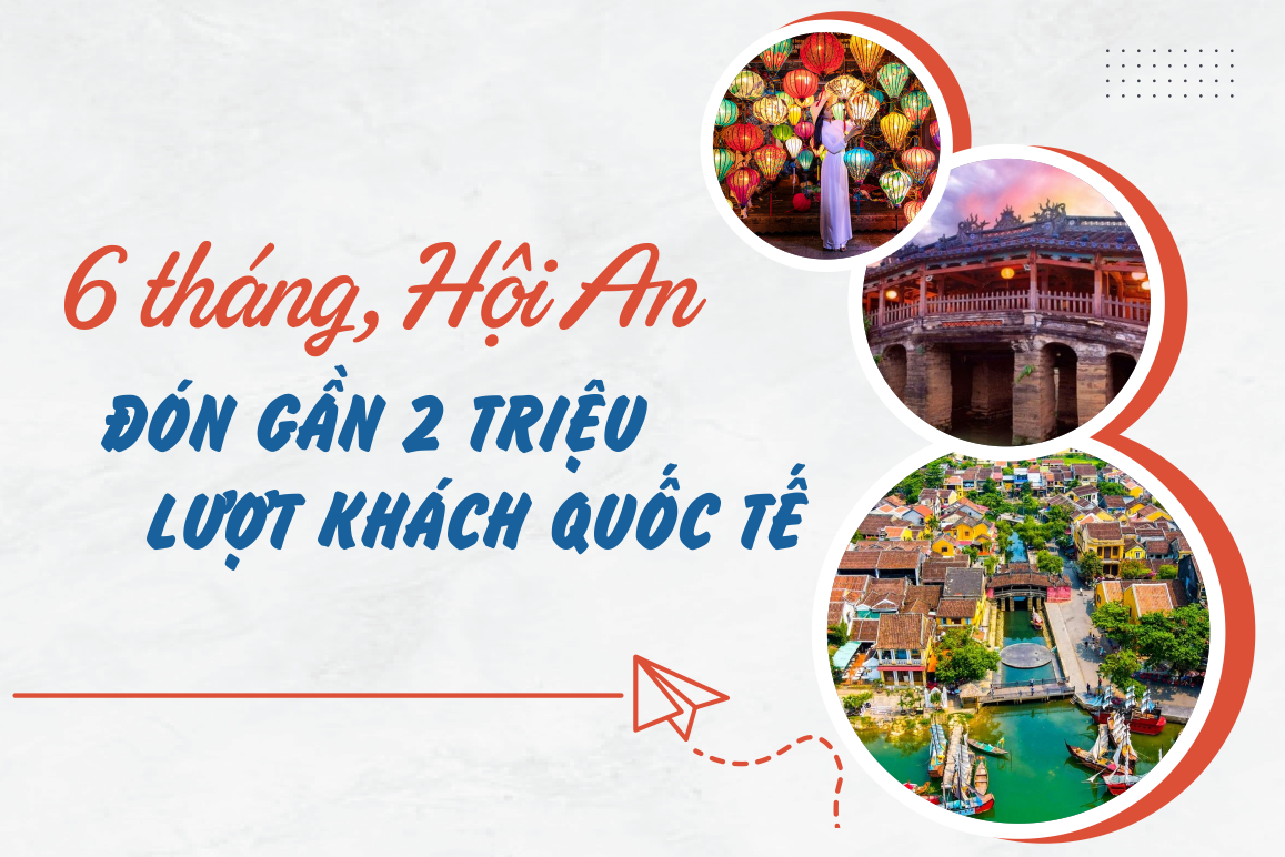 6 tháng, Hội An đón gần 2 triệu lượt khách quốc tế