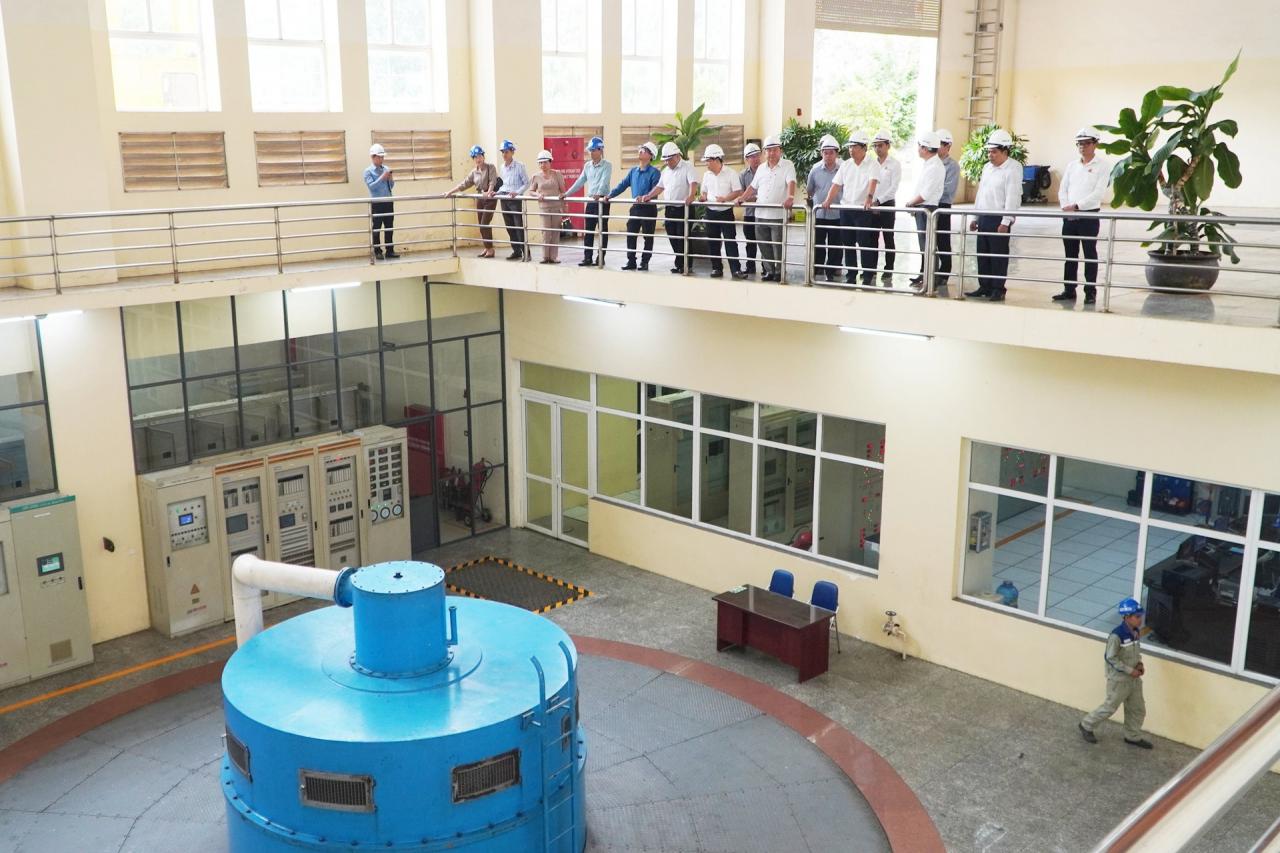 Working delegation visited Dak Mi 4A hydropower plant