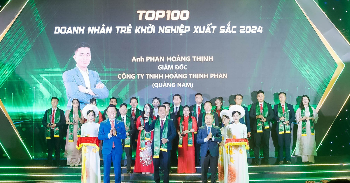 Quảng Nam có một cá nhân nhận danh hiệu Doanh nhân trẻ khởi nghiệp xuất sắc năm 2024