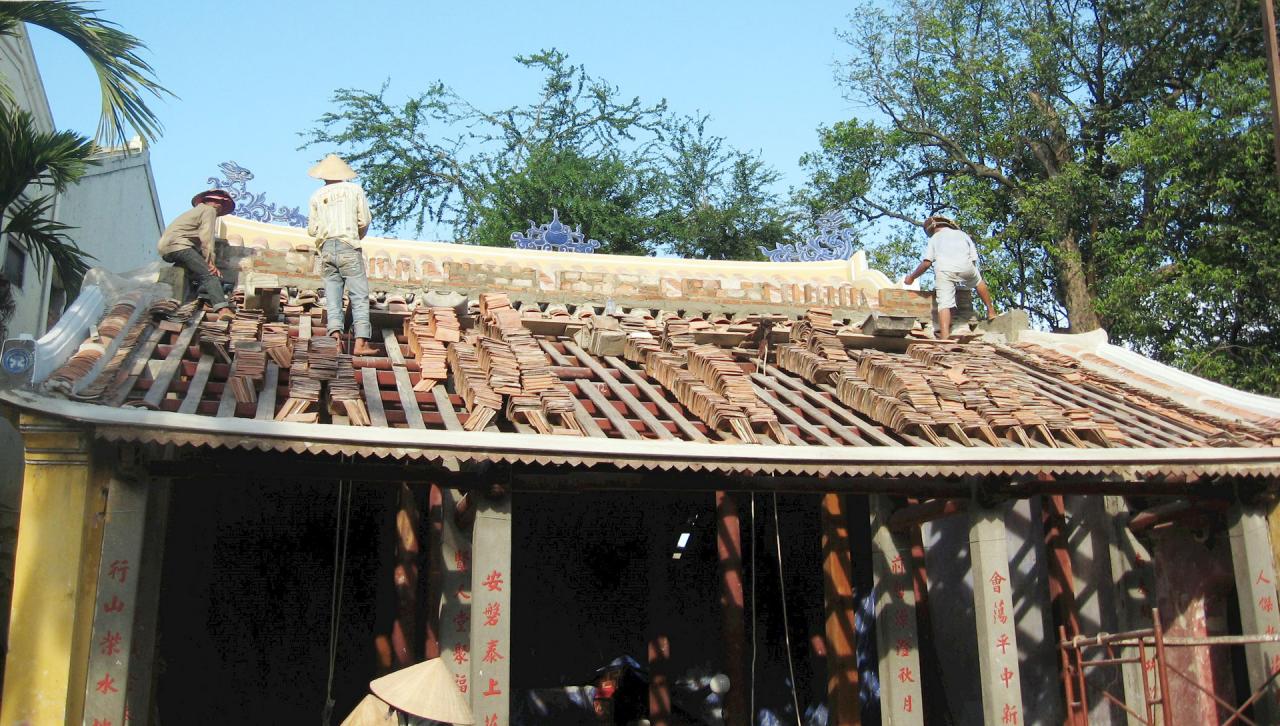 The establishment of the Quang Nam Heritage Conservation Fund will help mobilize social resources for effective restoration work. Photo: T.T