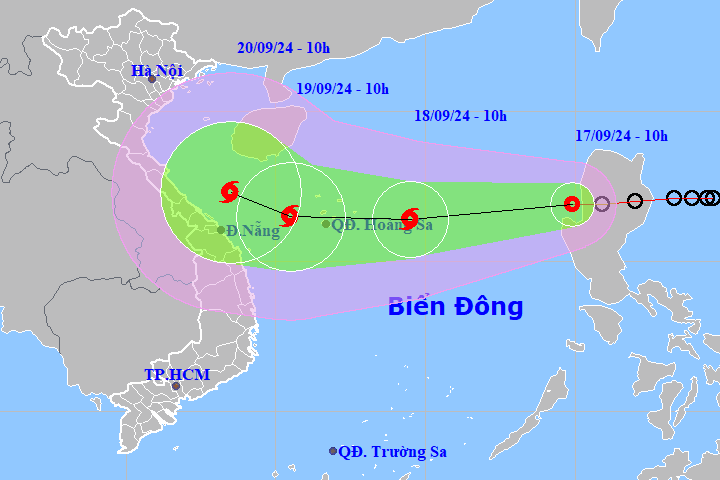 동해상에서 제4호 태풍이 형성돼 중부지방으로 향할 가능성이 크다.