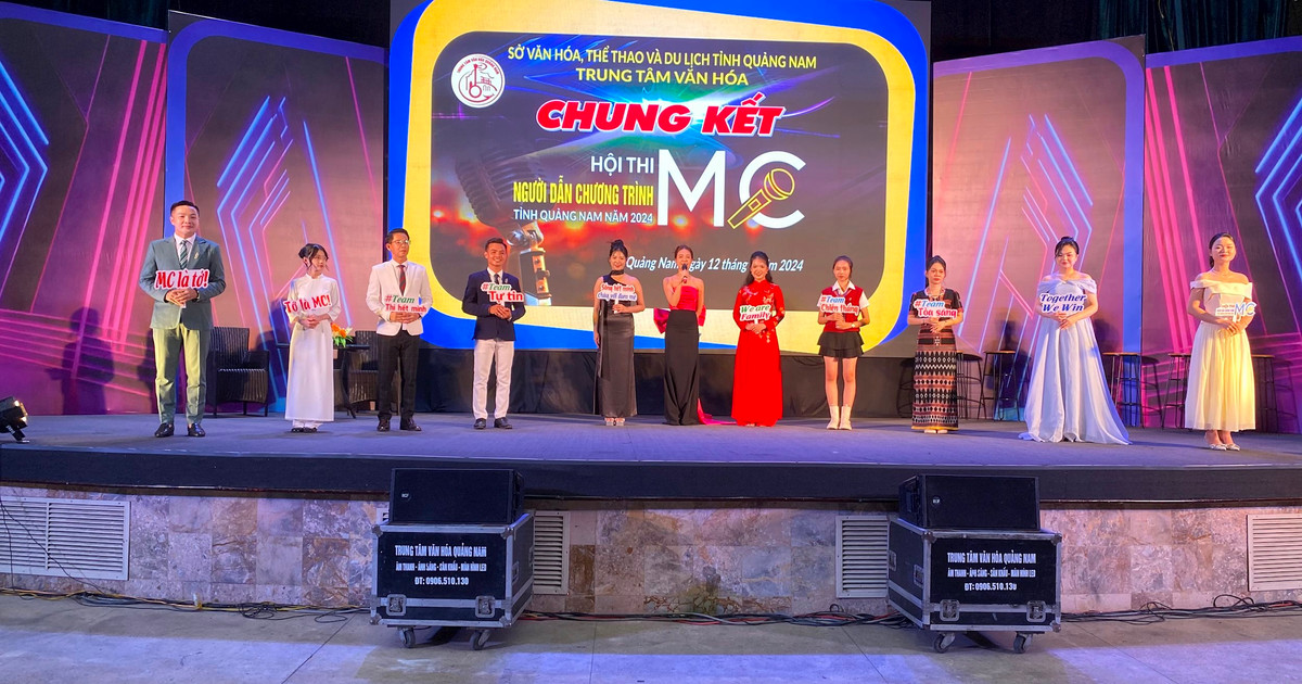 Nguyen Thi Nhat Nguyen a remporté le titre de championne du concours MC de la province de Quang Nam 2024