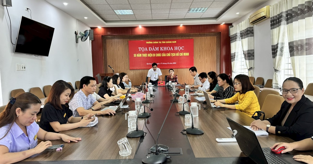 Séminaire scientifique « 55 ans de mise en œuvre du Testament du Président Ho Chi Minh »