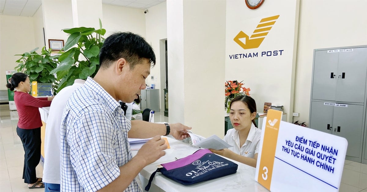 Post office receives 100% of administrative procedures at Quang Nam Public Administration Service Center