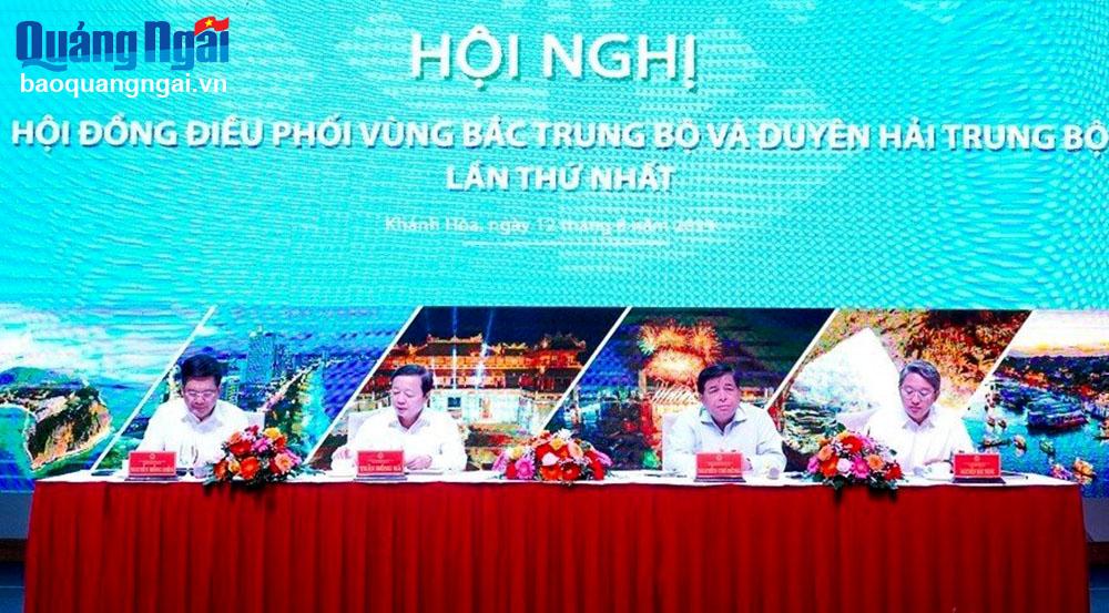 Hội nghị Hội đồng điều phối vùng Bắc Trung Bộ và Duyên hải Trung Bộ
