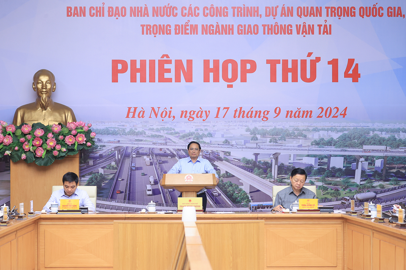 Thủ tướng Chính phủ Phạm Minh Chính chủ trì phiên họp. Ảnh: Chinhphu.vn