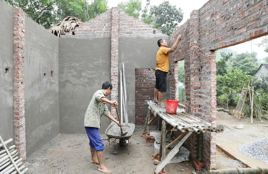 Nhà nước hỗ trợ xây dựng nhà ở cho Đặng Thị Lợi (xóm Nà Tủm, xã Ôn Lương, huyện Phú Lương, tỉnh Thái Nguyên)