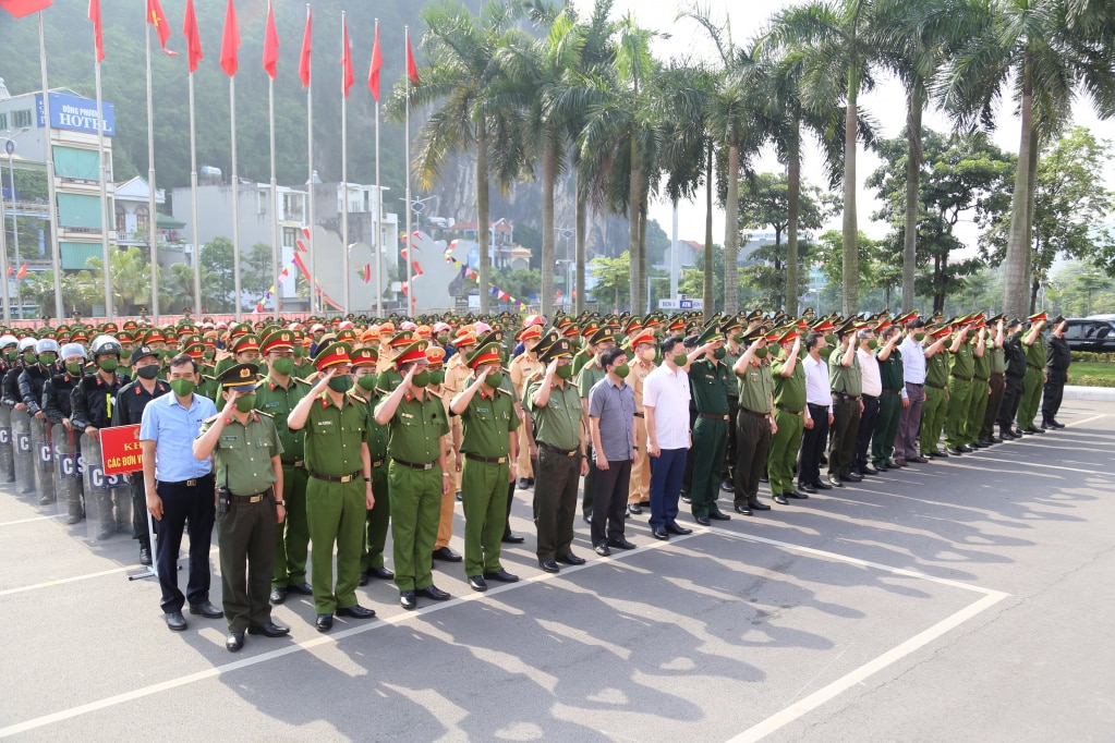 Công an tỉnh Quảng Ninh xuất quân bảo vệ ANTT, an toàn SEA Games 31