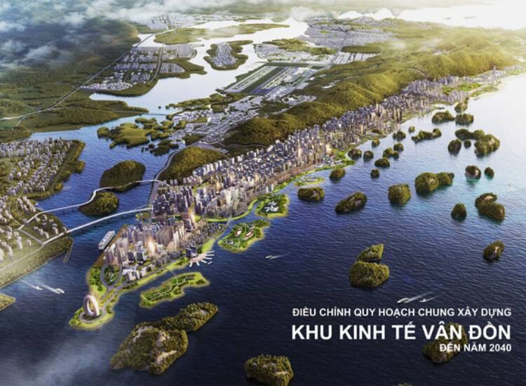 Thông tin quy hoạch khu kinh tế Vân Đồn đến năm 2040.