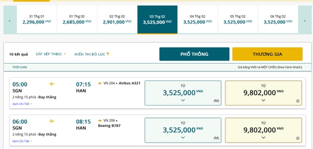 Mở bán vé máy bay trước Tết 5 tháng, giá rẻ nhất bao nhiêu? - Ảnh 2.